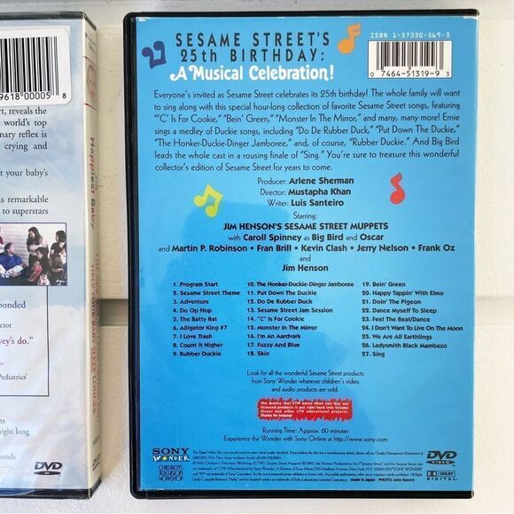 Lot of Baby DVD’s/Music CD’s Baby Einstein, Nursery Rhymes, Puppy Party, Sesame - Picture 5 of 10